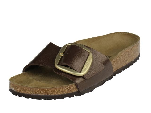 Birkenstock Madrid Graceful Dames Slippers Small fit - Bruin - Maat 40