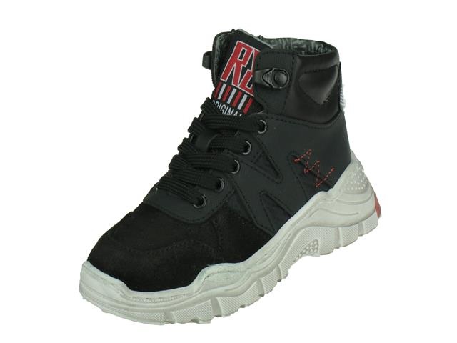 Red Rag Red Rag Halfhoge Jongens Veterschoen