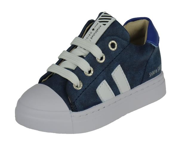 Sneakers | Jongens | Blue | Leer | Shoesme | Maat 28