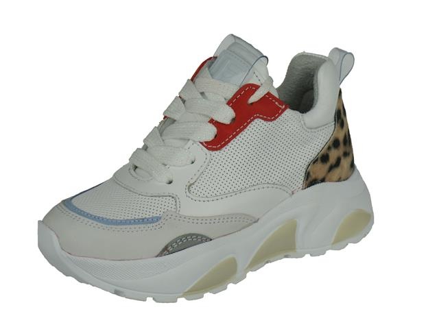 Jochie Jochie & Freaks hippe Lage meisjes veterschoen, met rits