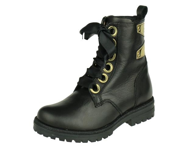 Freesby Frees meisjes Biker boot, met veter en rits