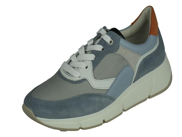 Gabor 86.475.36 Grey Blue Orange Lage sneakers online kopen