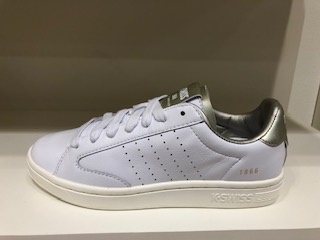 K-Swiss Lozan Klub Leather - Dames Sneakers Schoenen Sportschoenen Wit 97263-163-M - Maat EU 40 UK 6.5