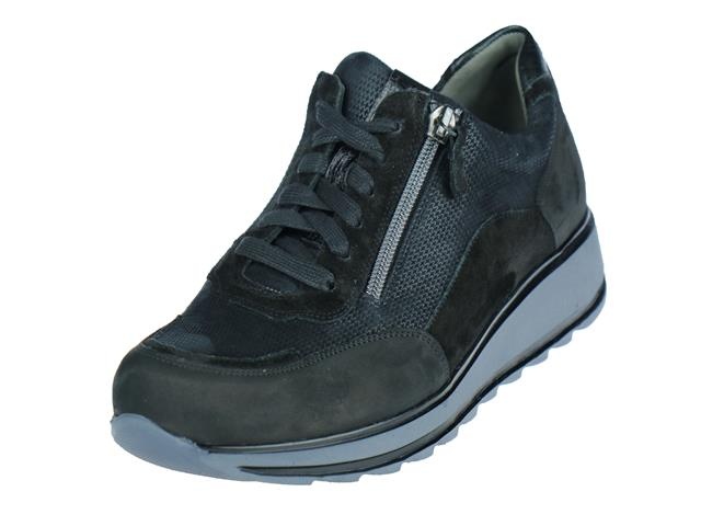 Durea Sneakers Dames - Lage sneakers / Damesschoenen -  - 6263 688     -  Zwart - Maat 42