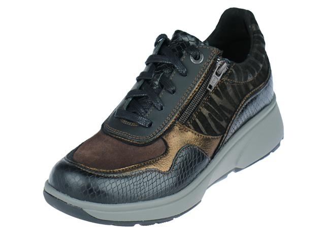 Xsensible Lima black combi 30204.2.084 veterschoen maat 39