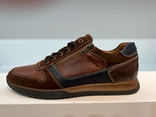 Australian Footwear  - Browning Sneakers Bruin - Brown-Blue - 44