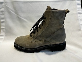 Durea Veterboots Dames / Laarzen / Damesschoenen - Suède - 9722 188 - Beige - Maat 38