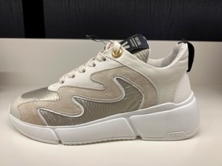 VIA VAI Celina Sway Sneakers - Leer - Beige - Maat 38