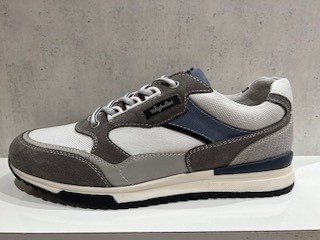 Australian Footwear - Roberto Sneakers Wit - White-Grey-Blue - 42