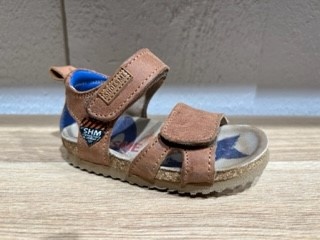 Shoesme Bio Jongens Sandaal - Cognac - Maat 20