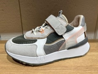 Shoesme sneaker barst BRS23S010-F grijs oranje