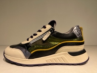 Piedi Nudi 2507-14-02 Beige Multi-Sneaker kleuren MT 42