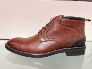 Australian Lardo Veterschoenen cognac Leer - Maat 40