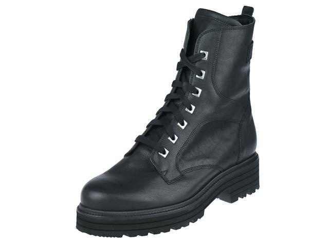 Durea Veterboot 9758 758 5598 Zwart Wijdte K