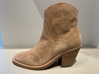 VIA VAI Mara Denver Enkellaarsjes dames - Beige - Maat 38