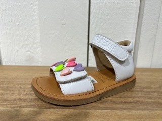 Shoesme witte hartjes sandaal - meisjes - maat 28