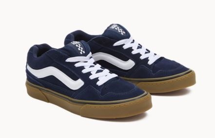 Vans caldrone suede in de kleur marine.