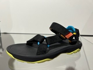 Teva T HURRICANE XLT 2 Unisex Sandalen - Zwart/Geel - Maat 27