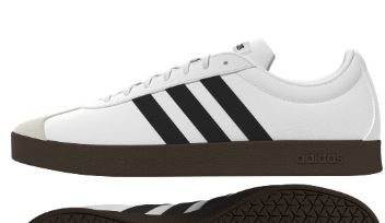 adidas Witte VL Court Base - Maat 42