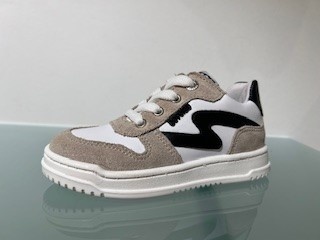 Develab 45987 Lage sneakers - Leren Sneaker - Meisjes - Beige - Maat 29