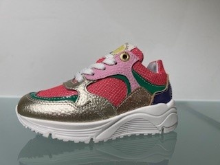 Develab 47022-089 meisjes veterschoenen maat 30 rood