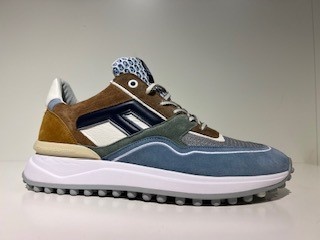 Floris Van Bommel Sfm-10139 Sneakers - - Heren - Blauw - Maat 46