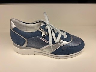 Mephisto, Mobils EREEN 6904 8122 9568 S7830, Blauw combi sneaker wijdte G